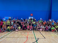 Partying like it's 1989 as  'combatathon' raises £4K