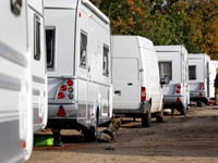 Dozens of Traveller caravans in East Hampshire