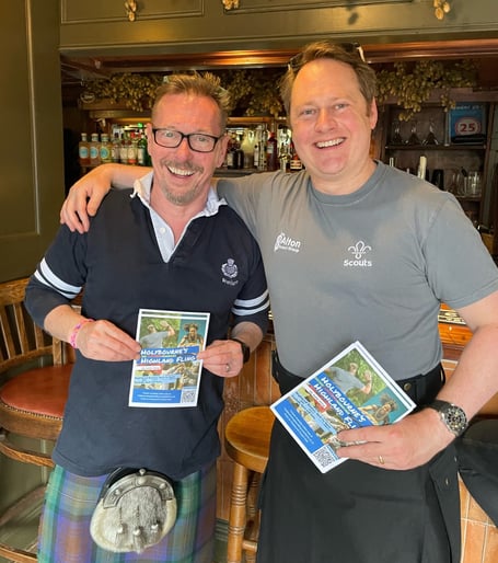 Holybourne Highland Games duo