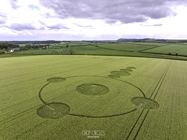 Crop circle expert from East Hampshire announces tour and sighting