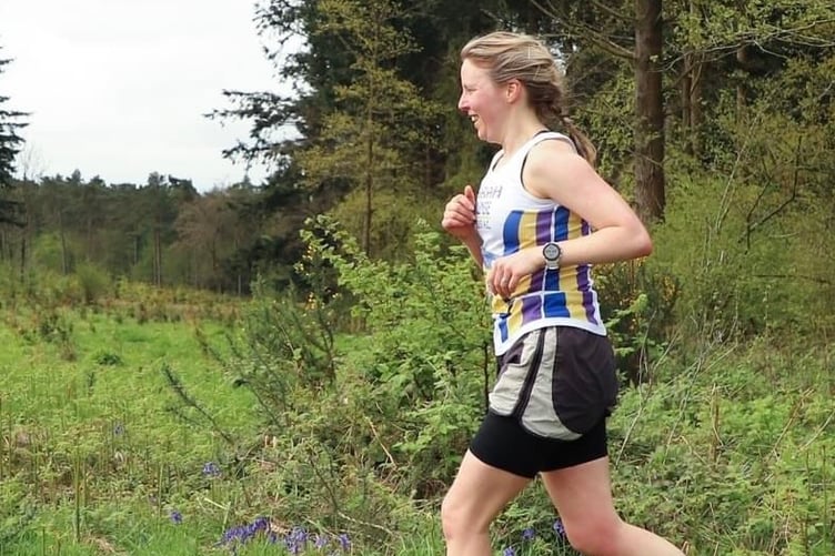 Sarah Owen at the challenging Cocking 10km