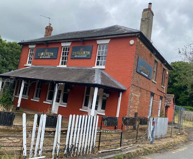 Bitter disappointment as "failed" pub to become housing