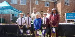 Pupils win prizes as mayor opens care home extension