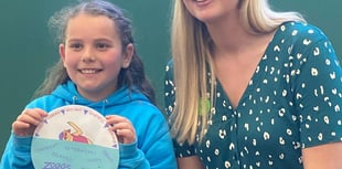 Golden day for school as Olympian surprises pupils