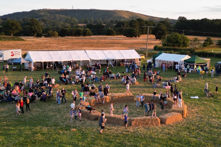 Stroud Revels Sunset Drone Robert Oepkes