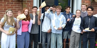 Results day was a poignant one for Amery Hill headteacher