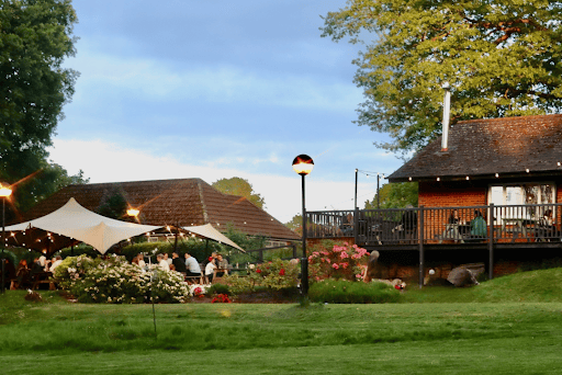 Balcony and outdoor seating area at Birdies