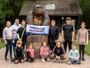 Military children Go Ape for adventure and new friendships