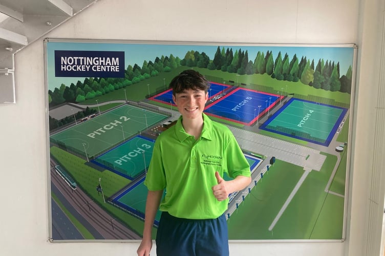 Ruari Watt pictured at the National Hockey Centre in Nottingham