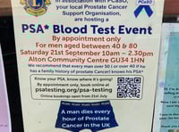 Prostate cancer test event could be a lifesaver