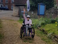 Fundraising pilgrim making amazing progress for hospital