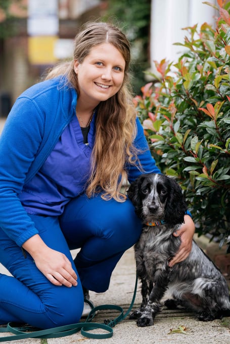 Dot with owner Zoey Lee 