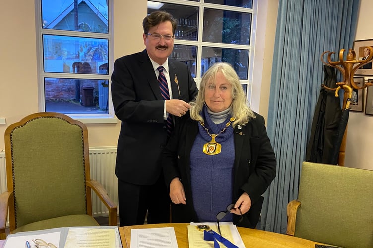 JC Crissey Lesley Farrow Petersfield council mayor