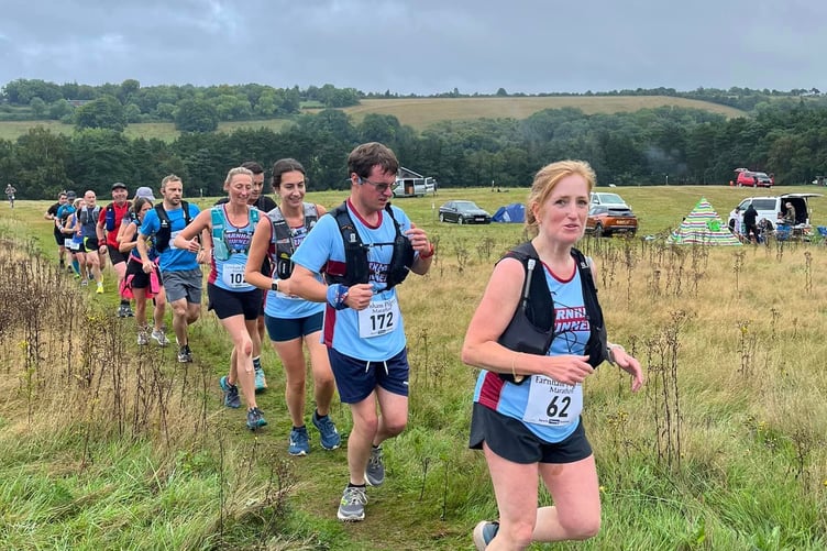 Colette Grist leads a group of Jonathan Tyler, Meg Grocott and Kelly Lincoln