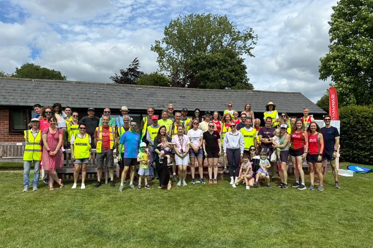 The Liss Runners Harting multi-terrain ten-mile race volunteers