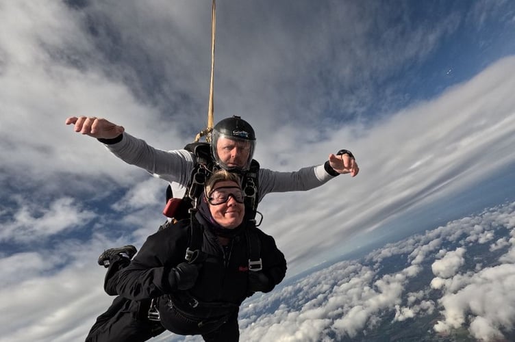 Dogs for Autism skydive Alton Selborne
