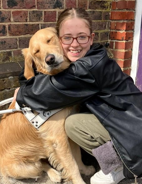 Ella Walker assistance dog Ralph
