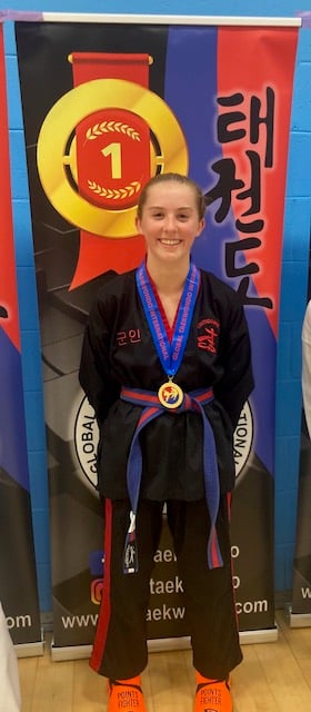 Bordon martial artist Mylee Hedges has been shortlisted for the Young Champion of the Year award