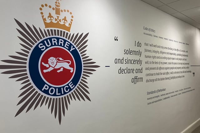 Surrey Police restructure creates east and west divisions