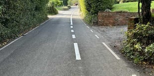 Extra white lines on Beech roads are pedestrian safety measure
