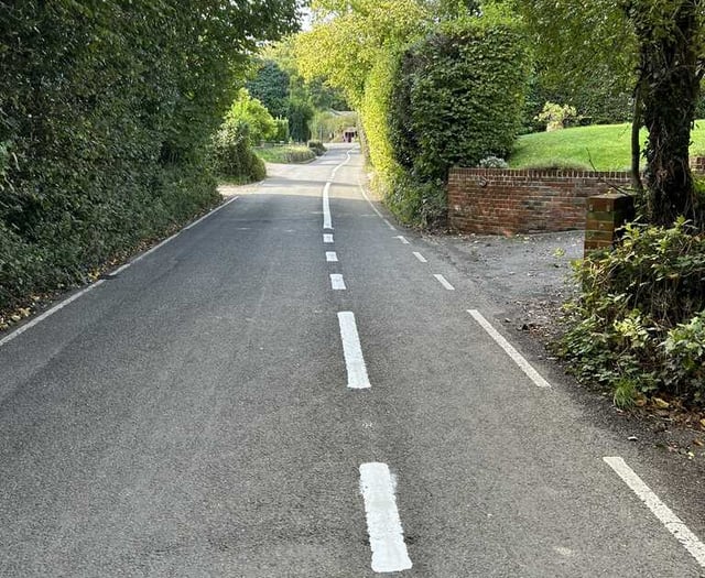 Extra white lines on Beech roads are pedestrian safety measure
