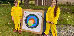 Siblings smash archery challenge to raise Children in Need funds