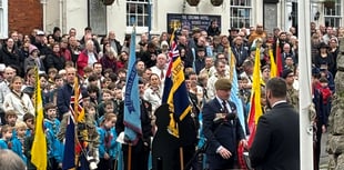 Packed crowd remembers the fallen in Alton