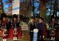 Do you wanna... turn on Christmas lights? Frozen duo in town as Alton and Bordon get festive
