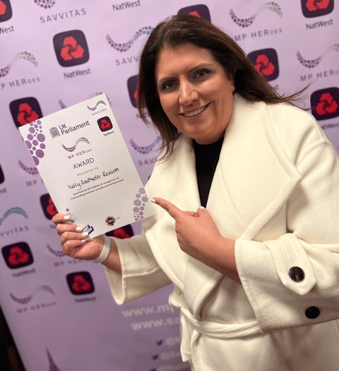 Parliamentary privilege as Medstead businesswoman gets top award