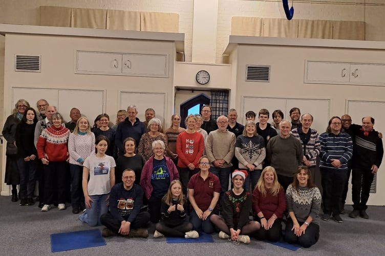 Alton & Petersfield District Bell Ringers at Guildford Cathedral December 2024