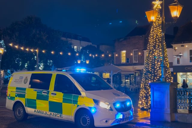 Surrey ambulance service praises staff after busy festive season