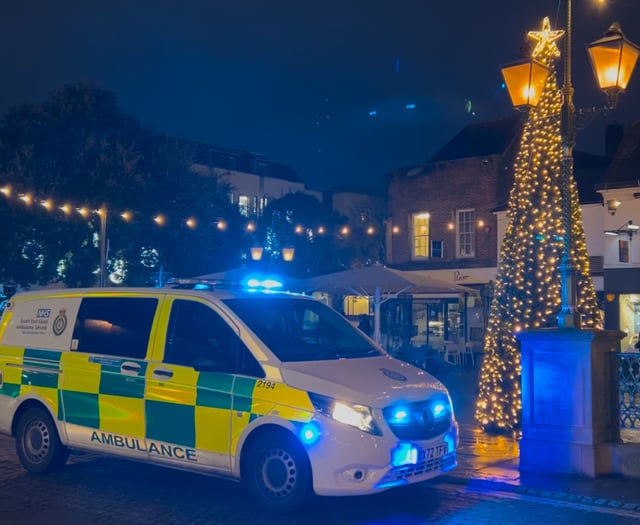 Surrey ambulance service praises staff after busy festive season
