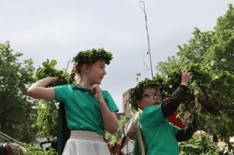 Alresford Watercress Festival King and Queen.