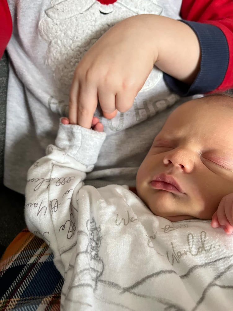 Jax Thomas Bailey, born in Alton at 3.39am on January 1st 2025.