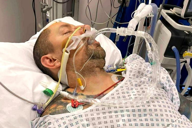 Pawel Koslicki, 45, in hospital.  A dad-of-two has been left with a brain injury and several broken bones after a huge motorcycle accident- which shut down part of the motorway for over six hours.  Release date  January 14, 2025.  Pawel Koslicki, 45, sustained critical injuries during the crash on the M25 near Junction 15 for the M4 on November 17.  The accident, involving a red Yamaha motorcycle and a blue Mercedes S350 AMG, led to Pawel being airlifted to the hospital where he remains in serious condition.  Emergency services closed a stretch of the motorway for more than six hours, and Thames Valley Police are appealing for witnesses or anyone with dashcam footage.  The dad and avid motorcyclist has been left with a brain injury, multiple broken bones, and internal damage to his kidney, liver, and lung.   He currently cannot move his right arm, eat or drink unaided, and struggles with memory issues. His best friend of ten years, Lukasz Dabrowski, 41, who lives in Havant, Hampshire, says Pawels condition is improving, but that he may never fully recover.