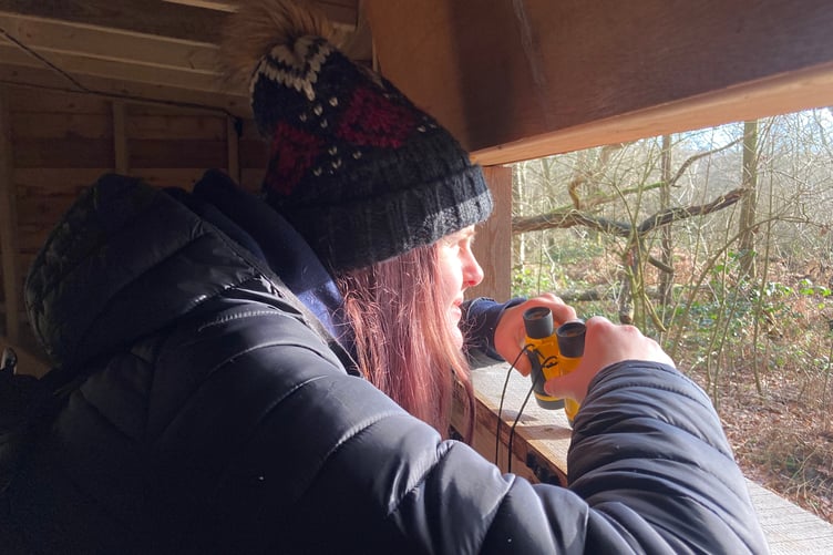 Young people learning about the countryside , environment and conservation at the Pierrepont Farm