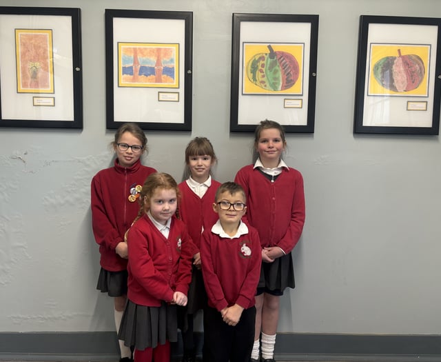Binsted pupils bring colour to Bentley station