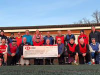 Festive walking football raised £850 for prostate cancer charity