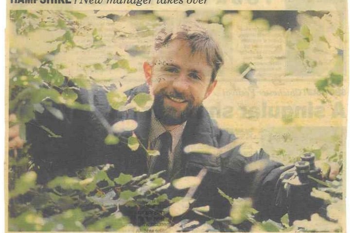 Tim Speller article in the Petersfield Post when he first started as manager at the country park