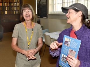 Have chat over coffee about volunteering at Gilbert White's House