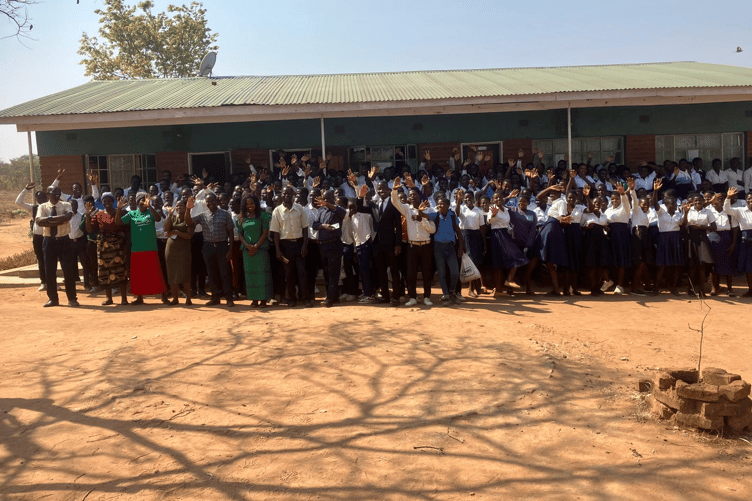 Pupils at Mikuyu School in Malawi