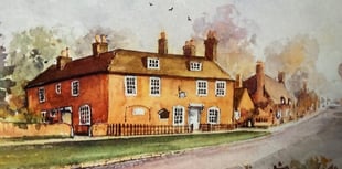 Jane Austen's home captured by watercolour artist