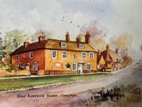 Jane Austen's home captured by watercolour artist