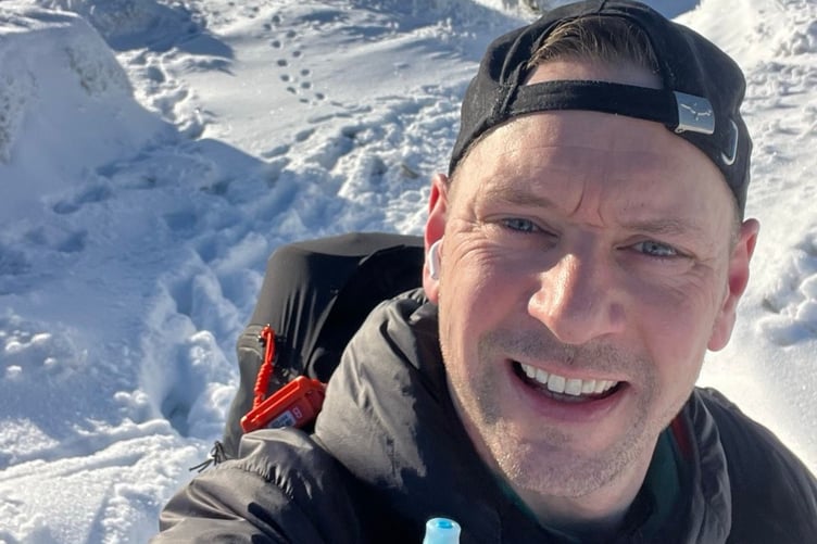 Patrick Ferguson enjoying the stunning scenery