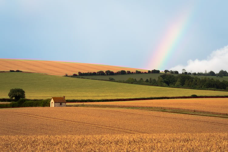 Over the Rainbow by Jamie Fielding, winner of People's Choice in the South Downs photo competition
