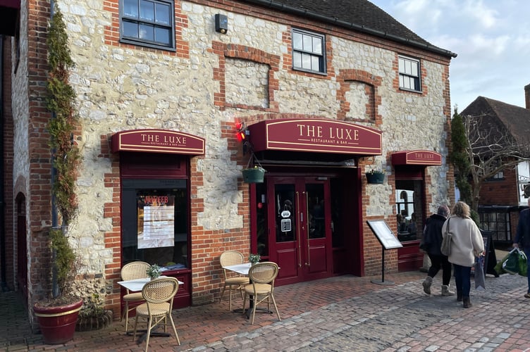 A fight between a group of men and women took place outside The Luxe restaurant and bar in Lion and Lamb Yard on Saturday, February 22.