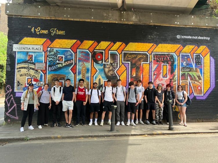 Alton College geography field trip to Brixton 2024.