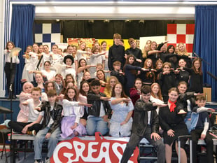 T-Birds and Pink Ladies bring Grease to Amery Hill School in Alton