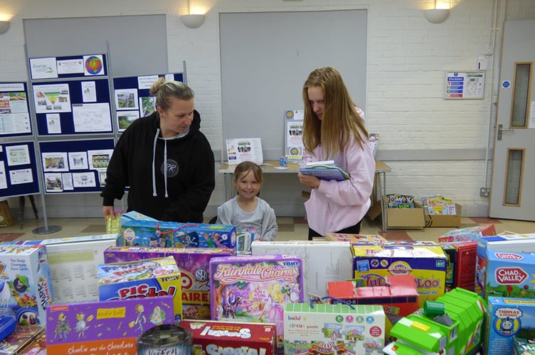 Alton Community Share toy library, Parish of the Resurrection Centre, Alton, 2024.