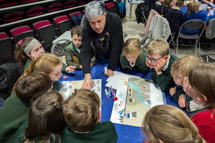 Ocean plastic workshop, Young ACAN Treasure Not Trash Conference, Alton College, January 31st 2025.